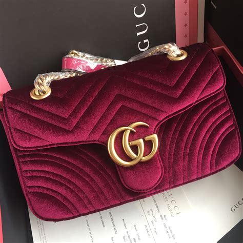 gucci velvet bag dupe|gucci velvet bag marmont.